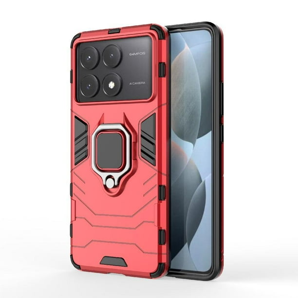 FOXDOCK Funda Antigolpes para Xiaomi POCO X6 Pro 5G – Protección Total con Soporte y Diseño Robusto