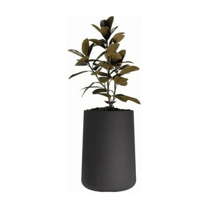 Genérico - Macetero Grande Plástico Amalfi Modelo Gota N55 60L Negro