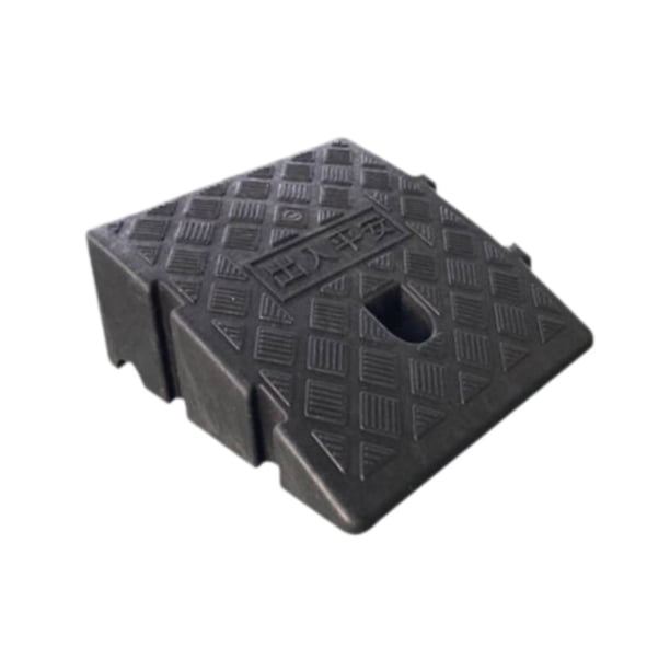 Accesorios De Puente De La Rampa De La Accesorios Automáticos Prácticos De Servicio Pesado Portátil Para Bicicletas Sillas De Ruedas Para El Altura 11 Cm Negro
