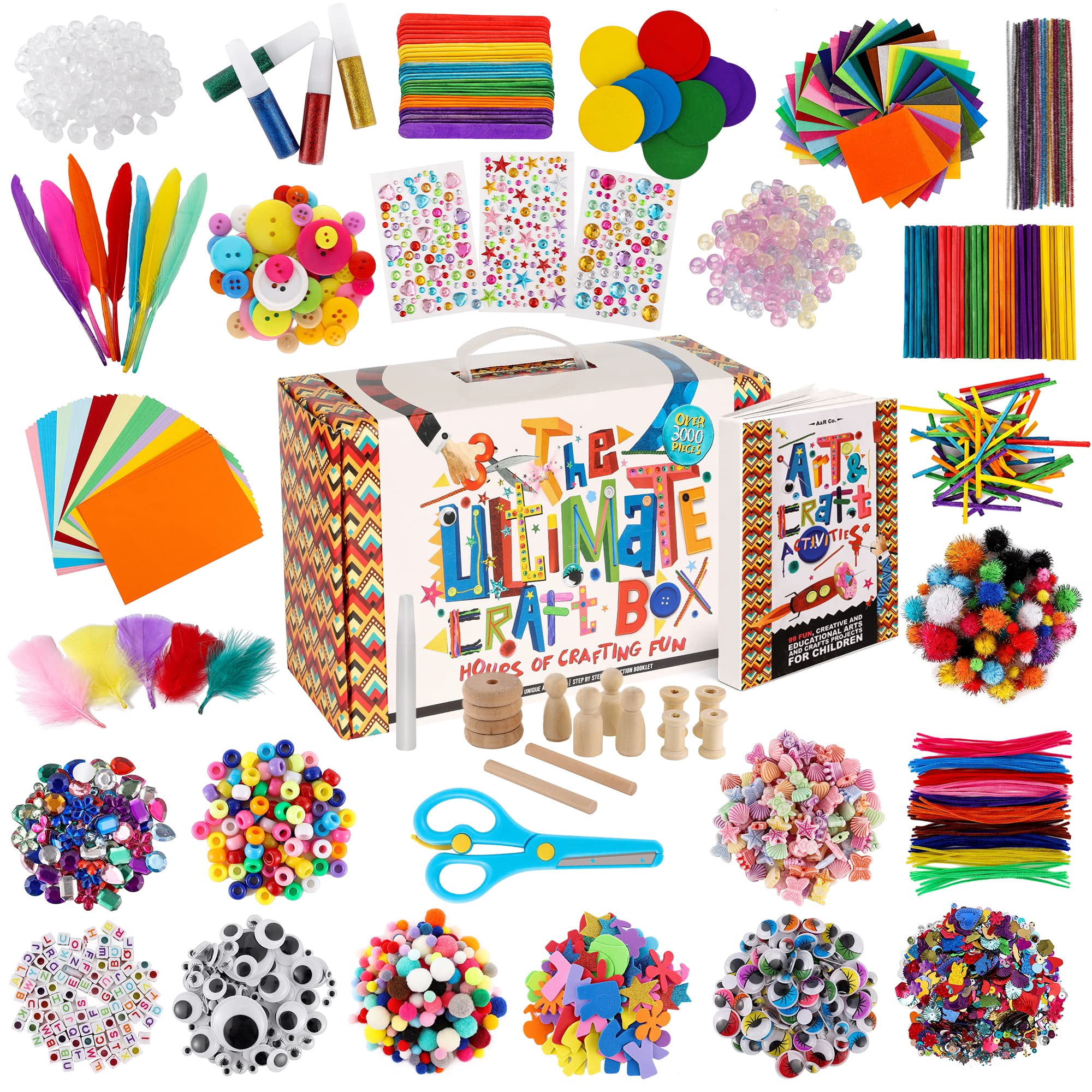 Kit De Artesanía A&r Co. Suministros De Manualidades Para Niños De 4 A 12 Años