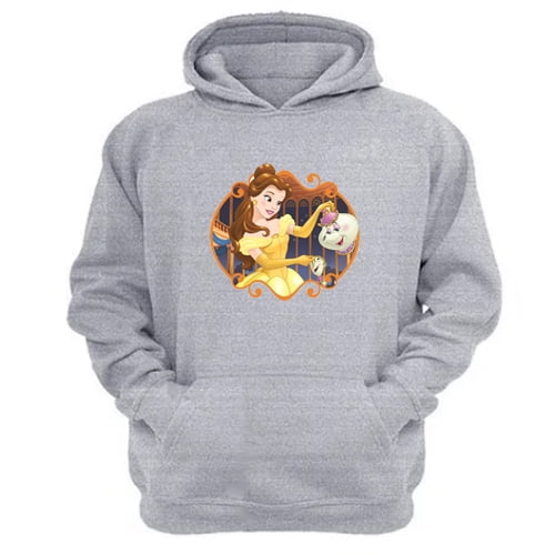 Polerón Canguro Bella Gris Claro Talla S Unisex