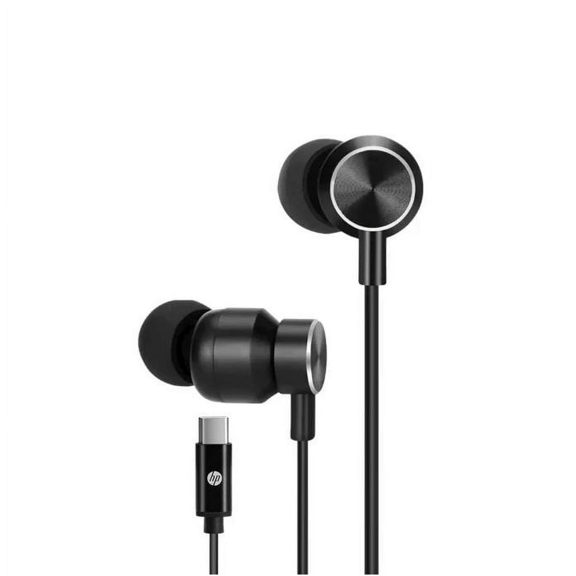 Audifonos Hp Manos Libres Dhh-1127 Usb-c Color Negro In-ear