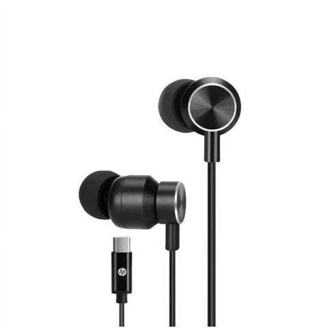 Audifonos Hp Manos Libres Dhh-1127 Usb-C Color Negro In-Ear