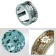 thumbnail image 3 of Anillo giratorio para hombre con diseño de cielo estrellado y diamantes, ideal para parejas., 3 of 5