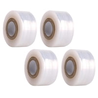Ioensy - 4 Cintas De Injerto De 200 M, Transparentes, Portátiles, De Polietileno, Ligeras, Para Envolver Flores, De 6 Cm