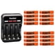 thumbnail image 1 of Baterías Kastar AAA Ni-MH de 700 mAh, paquete de 16 con cargador USB, 1 of 6