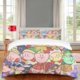 thumbnail image 1 of Pink Krbys Game Duvet Cover 3 Piece Bedding SetTeen Anime Comforter Cover Set Super Soft Duvet Cover with Pillowcase, 1 of 5