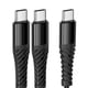 thumbnail image 5 of Cable USB-C a 2 USB-C HOCO X123 1 Metro 3A Negro, 5 of 5