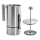 thumbnail image 1 of Cafetera Prensa Francesa Rite 1 Litro Con Termometro Reloj Acero Inox, 1 of 5