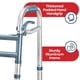 thumbnail image 3 of Walker Medical King Walkers para personas mayores de aluminio con 2 ruedas, 3 of 7