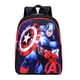thumbnail image 1 of Marvel Avengers Anime Backpack Iron Man Captain America Cartoon Captain America Kindergarten School Bag for Boys Schoolbag Gift, 1 of 3