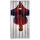 thumbnail image 1 of Cortina de ducha de Spider-Man con ganchos (91 x 183 cm), 1 of 3