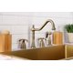 thumbnail image 4 of Grifo de cocina Kingston Brass French Country con rociador de latón, 4 of 6