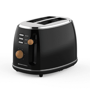 Tostador Desing 2 Rebanadas Negro Easyways