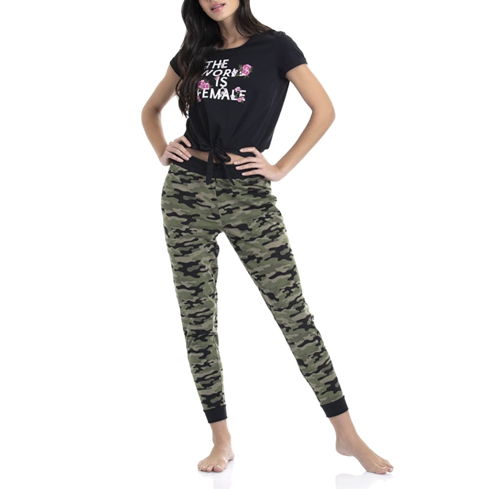 Lady Genny - Pijama Largo De Algodón Con Estampado