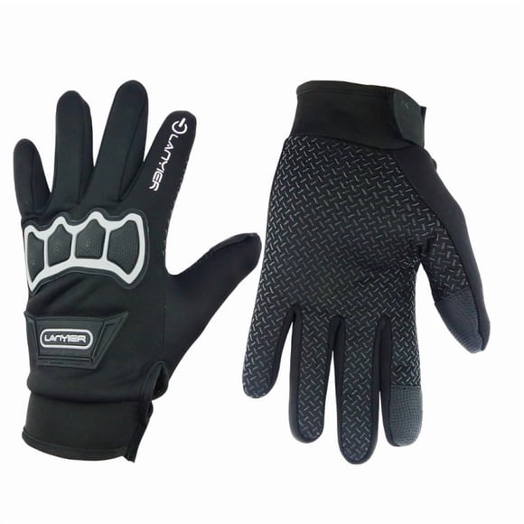 Guante Para Moto Lanyier Antideslizante Gris