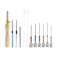 Bothyi - Kit De Bordado Con Aguja Perforadora De 12 Piezas Para Hacer Alfombras Para Adultos Que Hacen Punto E