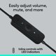 thumbnail image 4 of Auriculares Logitech H570e USB-C con cable y micrófono para PC/Mac, 4 of 7