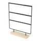 thumbnail image 1 of Organizador De Aretes De Joyería De 3 Niveles Con Base De Madera Para Mesita De Noche, Tienda Negra, 1 of 5