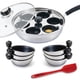 thumbnail image 1 of Sartén para escalfar huevos Eggssentials de acero inoxidable escalfado, 1 of 7