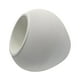 thumbnail image 5 of Macetero Plastico Redondo Ovalado Moderno Con Textura S blanco, 5 of 8