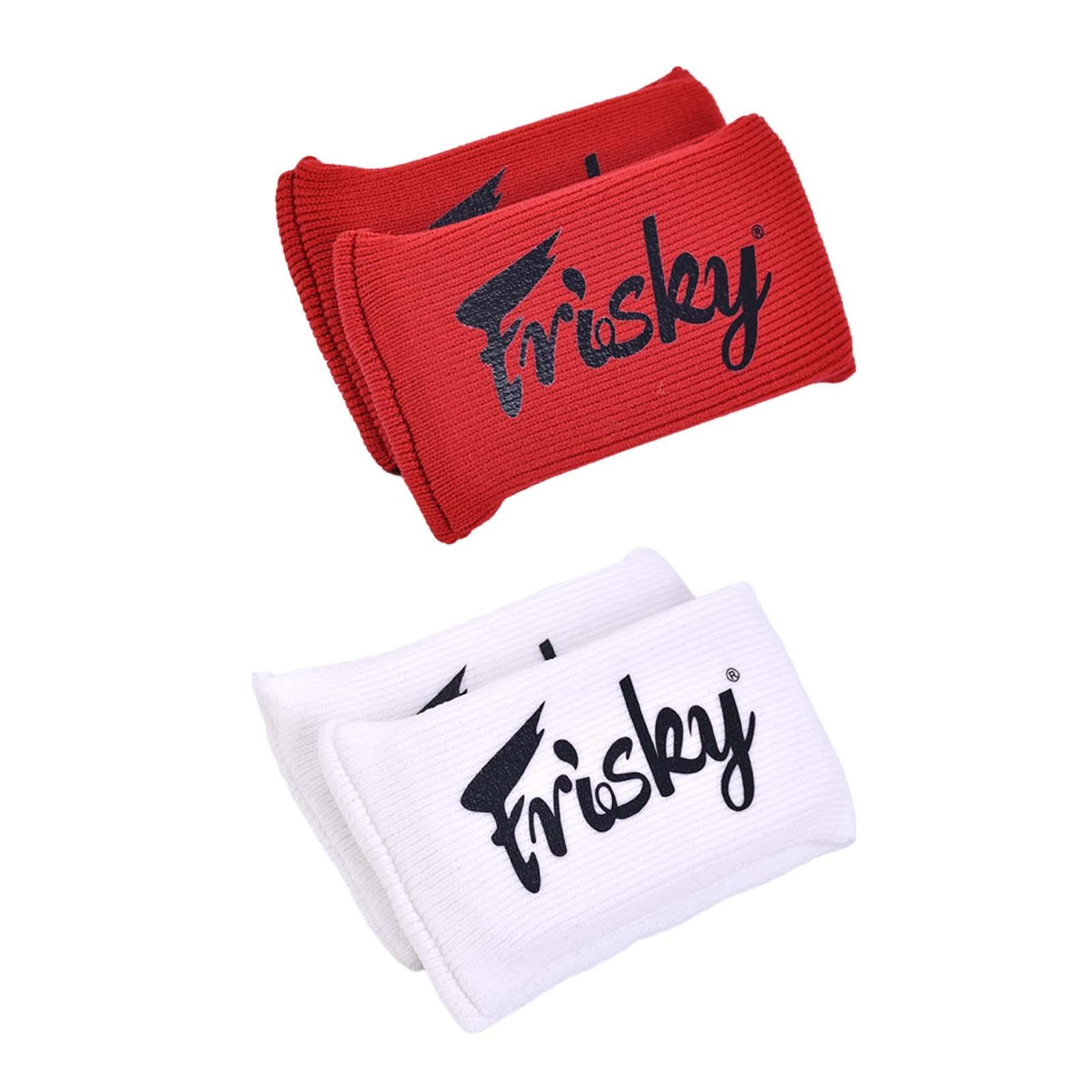 Magideal - 2 Piezas Protector De Nudillos Guantes Gel Boxeo Almohadillas Gel Doble Protección Para Manos Amortiguación Contra Impactos Adecuado Para Entrenamient Blanco Y Rojo