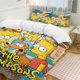 thumbnail image 1 of x505 The Simpsons 3-Piece Bedding Set Warm And Comfortable Soft Duvet Cover Bed Set with 1 Duvet Cover And 2 Pillowcases for Bedroom b505, 1 of 5
