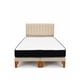 thumbnail image 2 of Cama 2 Plazas Beige con Colchón y Respaldo Lineal en Lino, 2 of 4