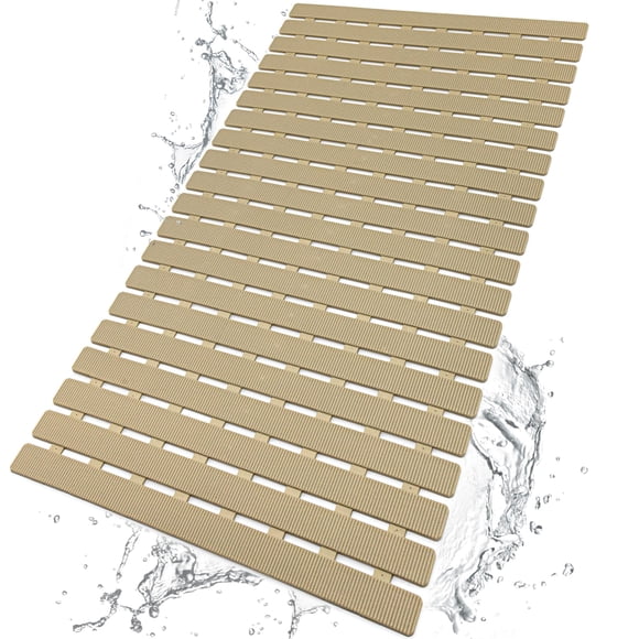 Tapete antideslizante para ducha BEMISO 70 x 40 cm con ventosas