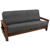 Funda De Futón Blazing Needles, Microgamuza Sólida, Con Doble Cordón