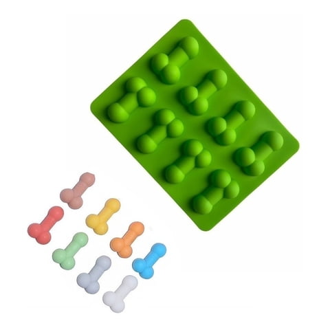 Genérico - Molde De Silicona Pene Moldes Silicona Reposteria Penes