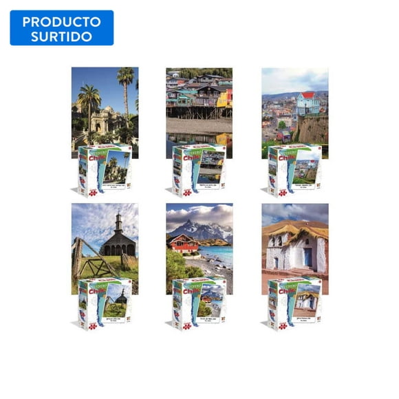 Puzzle Paisajes de Chile 500 Piezas Surtido 1 un