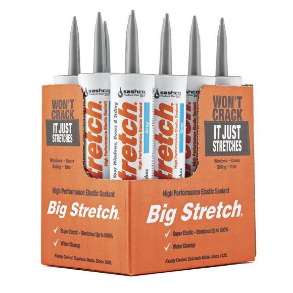 Masilla Sashco Big Stretch Gris 300 ml 12 unidades