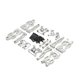 thumbnail image 4 of Piezas De Metal Actualizadas De Automóvil RC Parte De Automóvil RC Para Q130A C8805 1:16 RC Car DIY ACCS Argent, 4 of 5