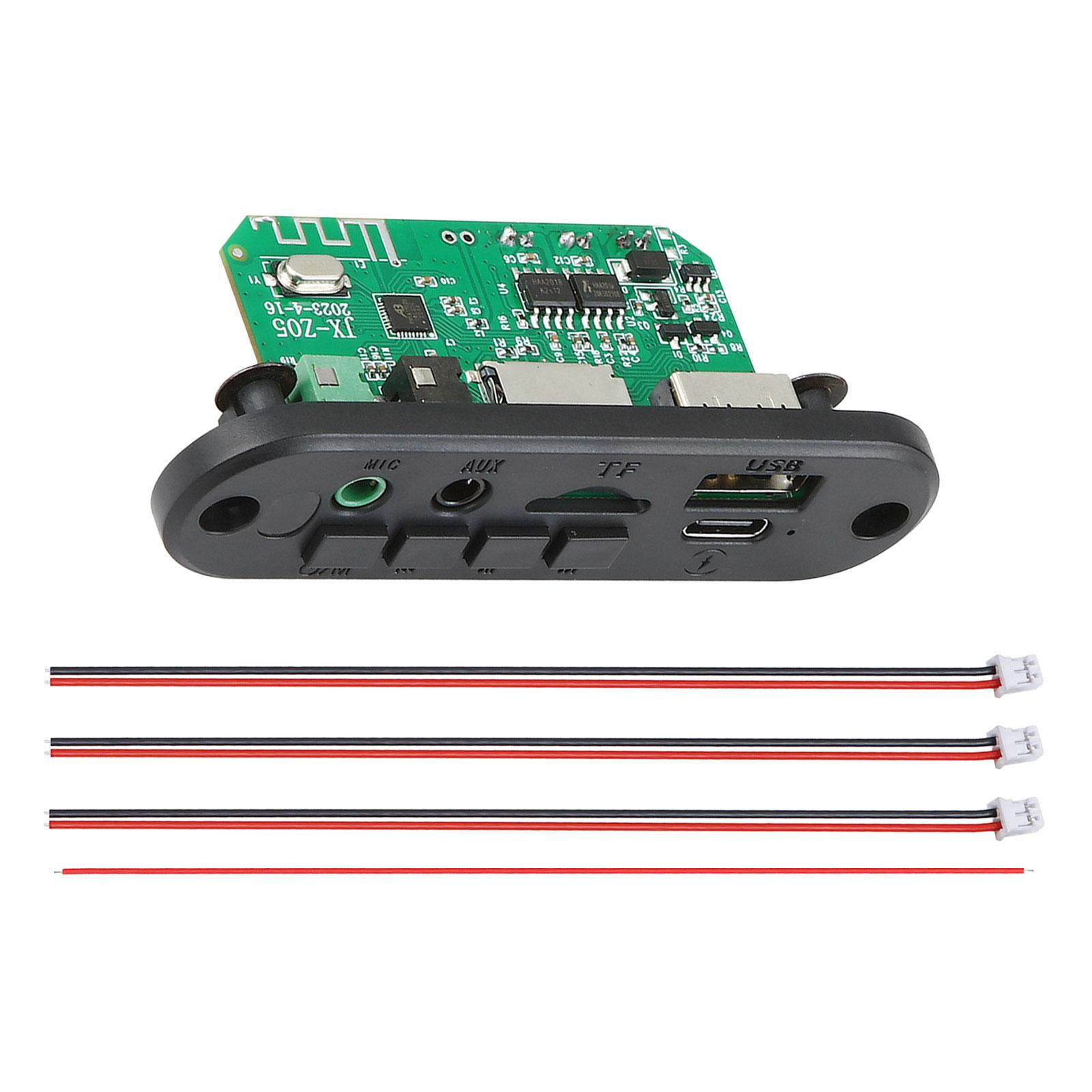 Magideal - Placa Decodificadora De Mp3, Módulo De Audio Para Reproductor De Mp3, Amplificador De Pantalla Con Función De Grabación, Módulo Receptor De Audio Esté