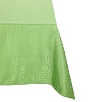 Sueno Blanco - Mantel Cuadrado Geometrico Color Verde Claro 150X150