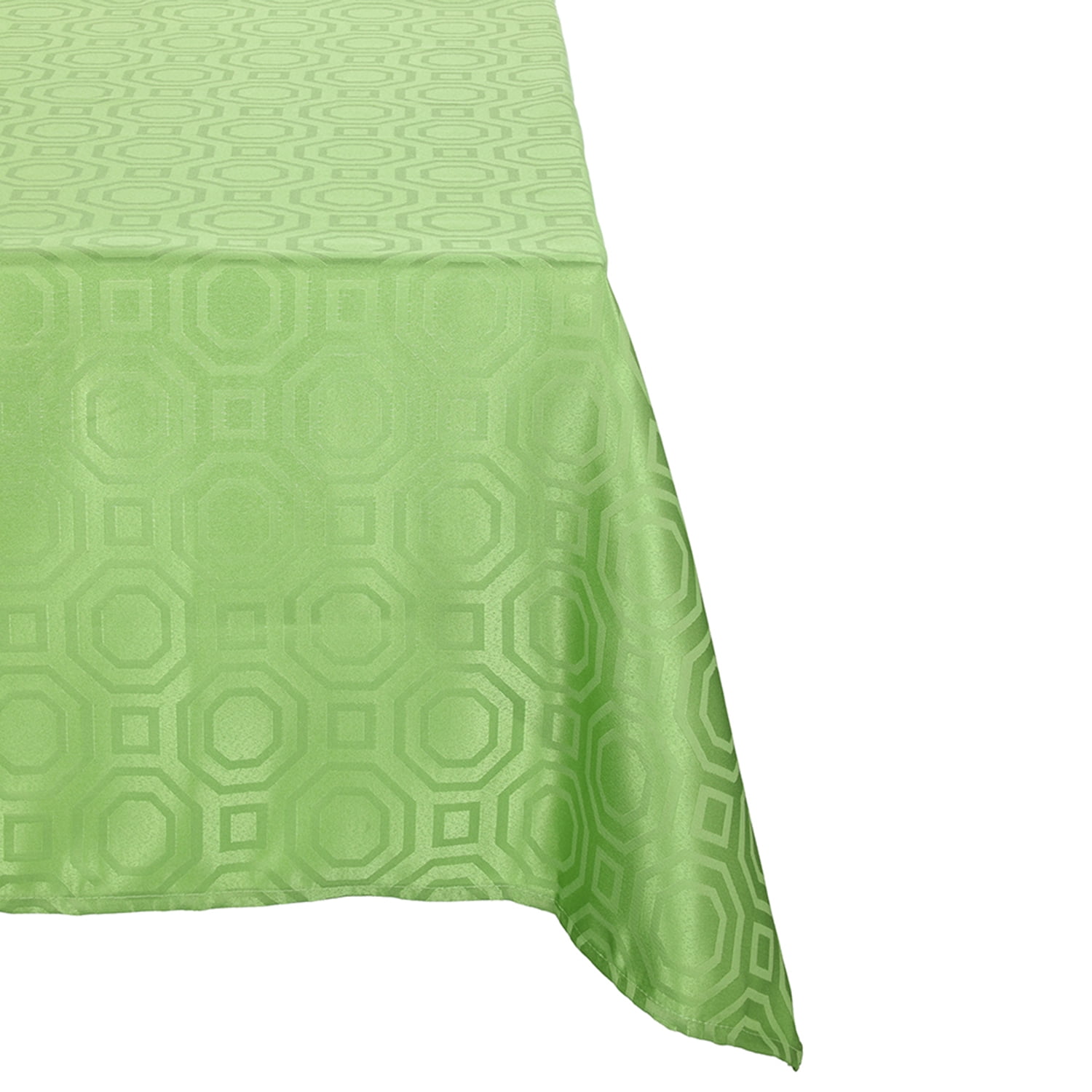 Sueño Blanco - Mantel Rectangular Geom Verde Claro