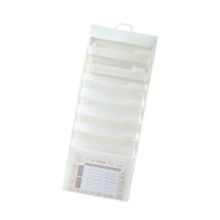 Ioensy - Organizador De Archivos Portátil Para Colgar En La Pared Con 6 Bolsillos Para Papel Tamaño A4, Color Blanco