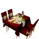 thumbnail image 3 of Cubierta De Mesa De Navidad Decoración Navide?a Para La Cena Inicio Aniversario B, 3 of 5