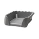 thumbnail image 4 of Caja de arena para inodoro para perros, valla elevada desmontable, bandeja para orinal de entrenamiento extraíble para conejos, otras mascotas, , gris, 4 of 5