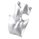 thumbnail image 5 of Escaparate De Material De Resina Exhibidor De Joyas Soporte Colgante L + Resina Plateada, 5 of 5
