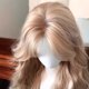 thumbnail image 3 of Xiao Hua Peluca de longitud media con diseño ondulado, cubierta para la cabeza, 1 peluca sintética resistente al calor, cabello rizado estilo bohemio chic, peluca protectora, peluca refinada., 3 of 3