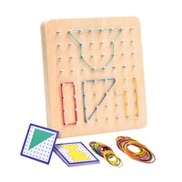 Bothyi - Bloque De Vástago Para Niños, Geoboard, Juguetes Educativos Gráficos, Juguete De Bloque De Rompecabezas