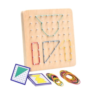 Bothyi - Bloque De Vástago Para Niños, Geoboard, Juguetes Educativos Gráficos, Juguete De Bloque De Rompecabezas