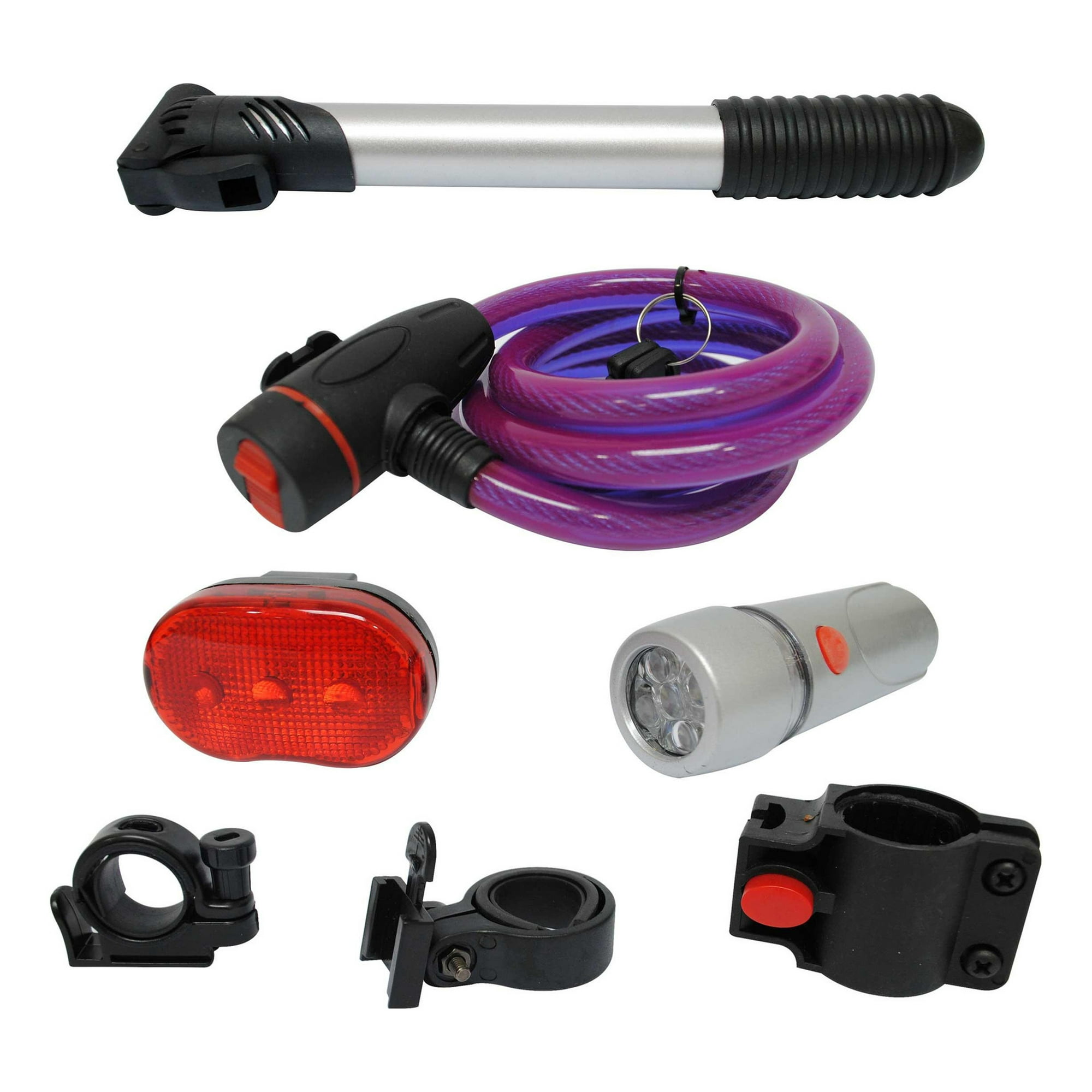 Best - Set Vision Foco Delantero / Foco Trasero / Candado/ Bombin