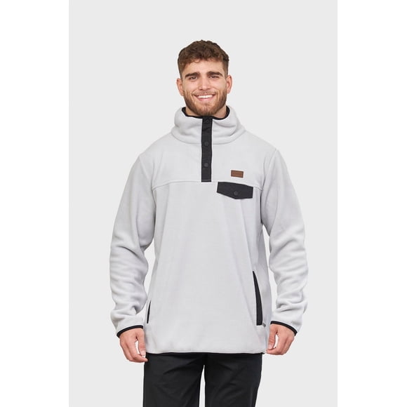 Polerón Polar Journey Gris Claro Hombre Falcone