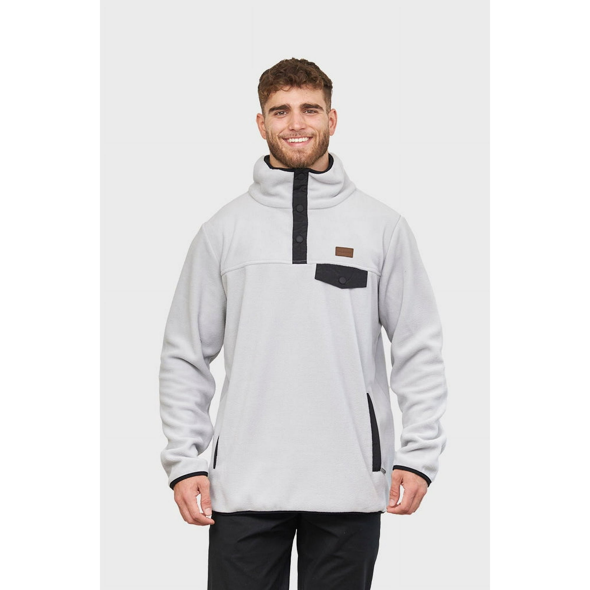Polerón Polar Journey Gris Claro Hombre Falcone