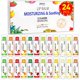 thumbnail image 1 of Bálsamo labial Dmsky, paquete de 24 con vitamina E y aceite de coco, 1 of 8