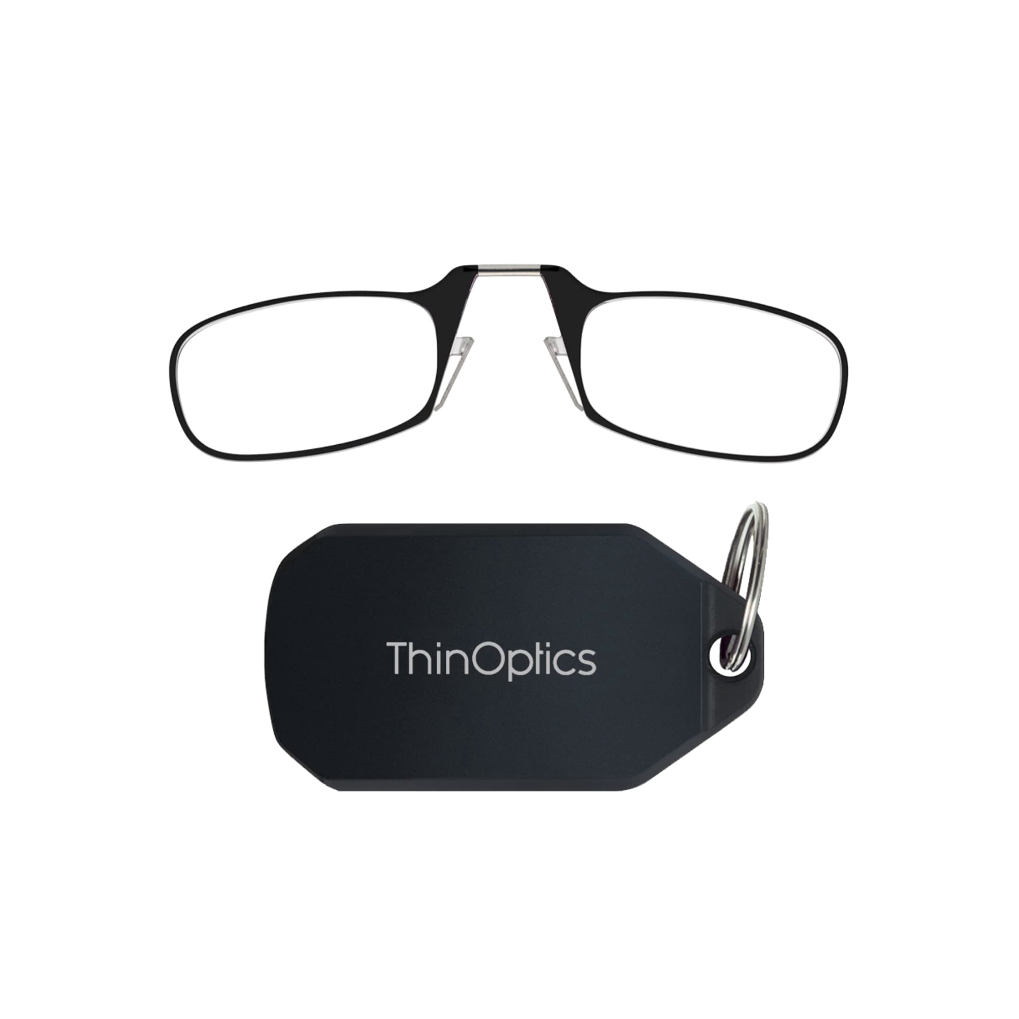Thinoptics - Estuche Rectangular Para Llavero Para Gafas De Lectura 2 5