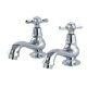 thumbnail image 1 of Grifo de lavabo Kingston Brass KS1101BEX con mango cruzado, 1 of 5